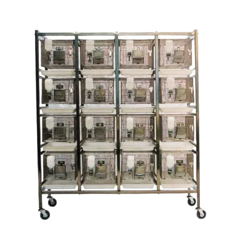 Laboratory Ventilated Cage Rack Rodent Breeding Rat Lab Cages