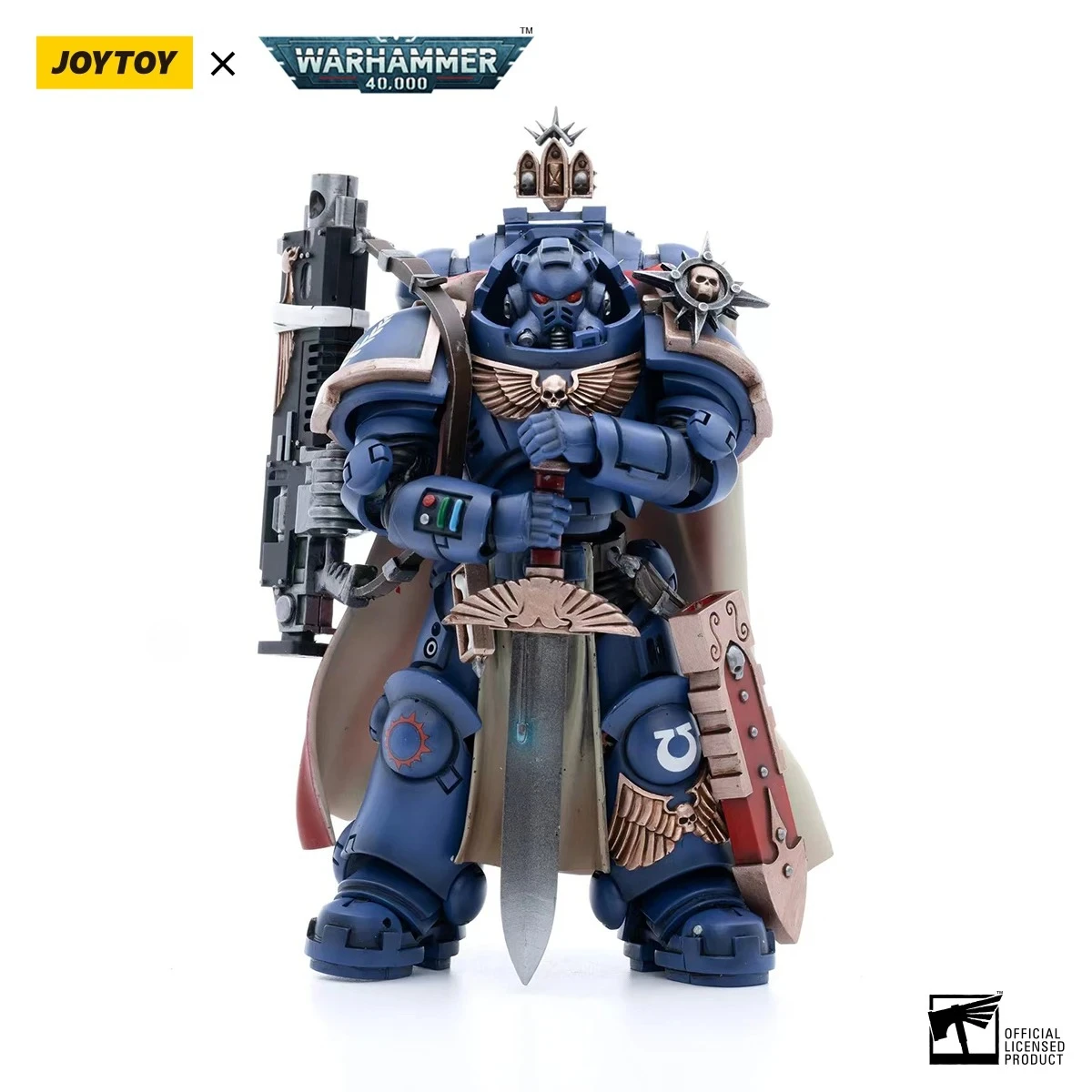 

[IN STOCK]JOYTOY Warhammer 40K 1/18 Action Figures Ultramarines Captain with Master-crafted Heavy Bolt Rifle Anime Military