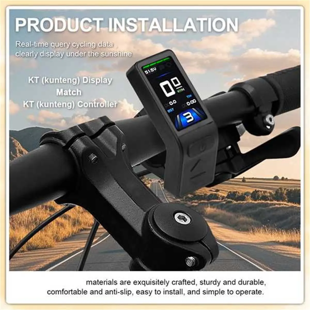 a61p-電動自転車ディスプレイ-kt-ミニ-tft-tf04-24v-48v-sm-プラグ電動自転車変換キット省スペースブースト機能