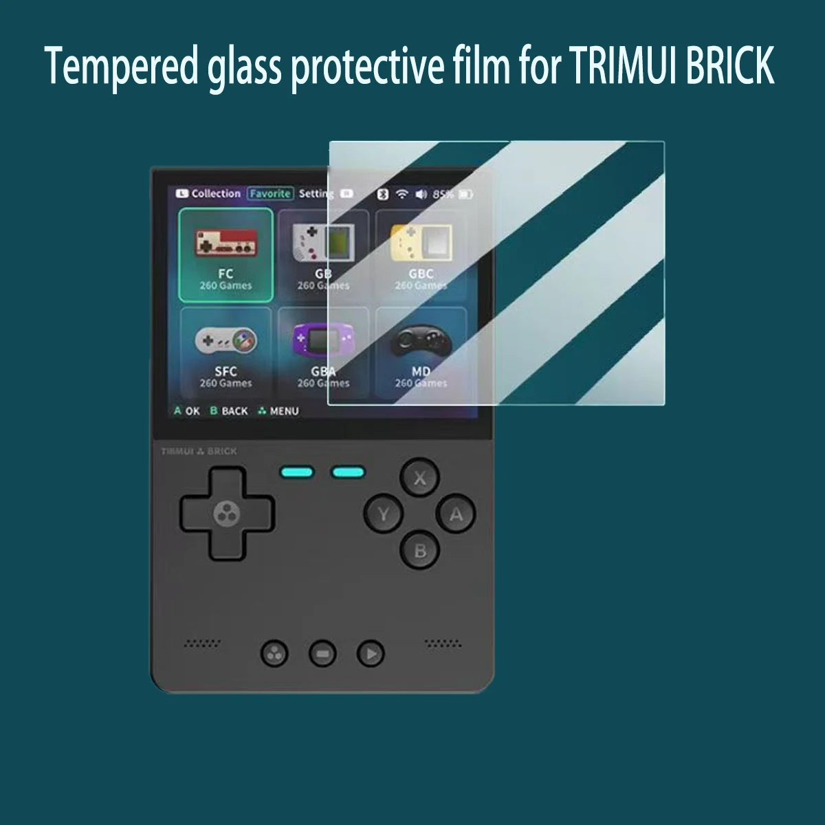 

1~10pcs Tempered Glass Protector Crystal Film for TRIMUI BRICK Handheld Game Console 3.2 inch Retro Video Games Consoles