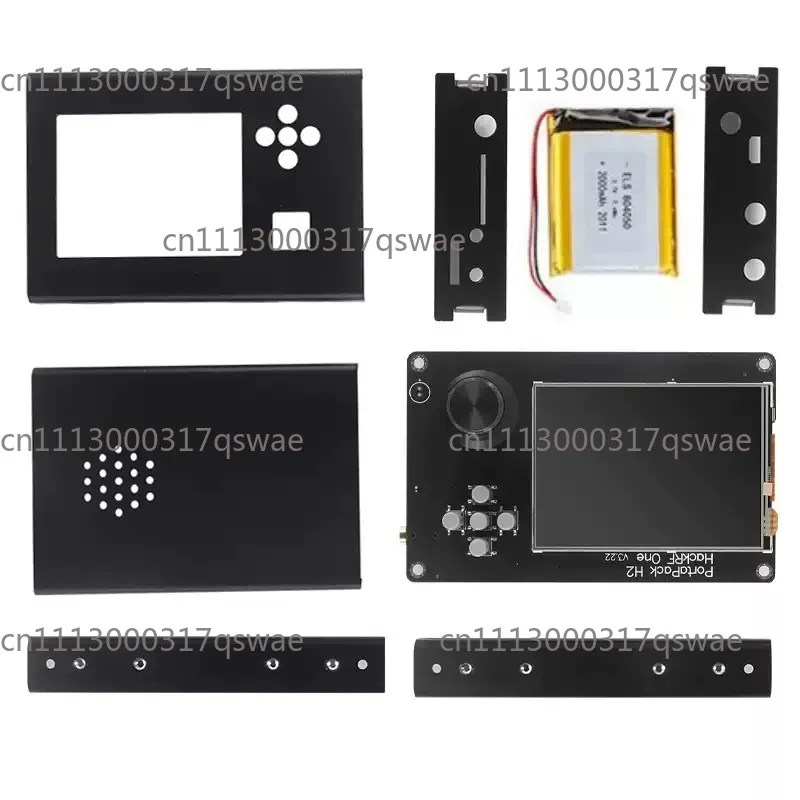 H2 + HACKRF One Control SDR Radio H2 Screen And Aluminum Case