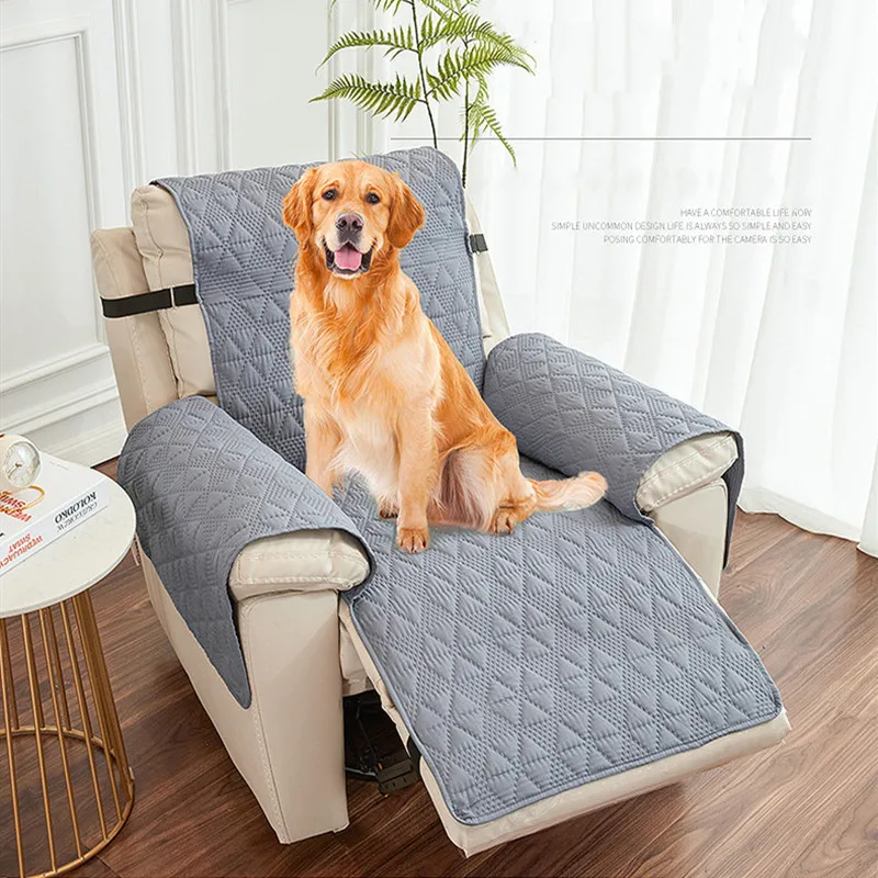 

Waterproof Sofa Cover For Living Room Non-slip Dog Pets Sofa Pad Quilted Washable Adjustable Armchair Recliner 1/2/3/4 Seat Case