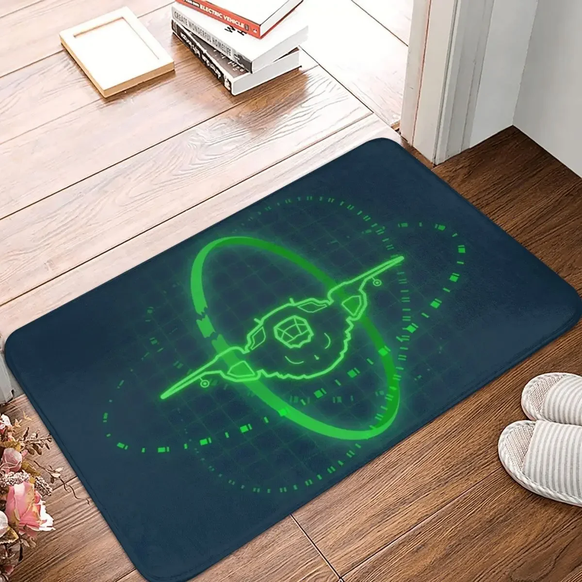 Pelican Hologram - Halo Infinite Doormat Rug Carpet Mat Footpad Polyester Non-slip Durable Entrance Kitchen Bedroom Balcony