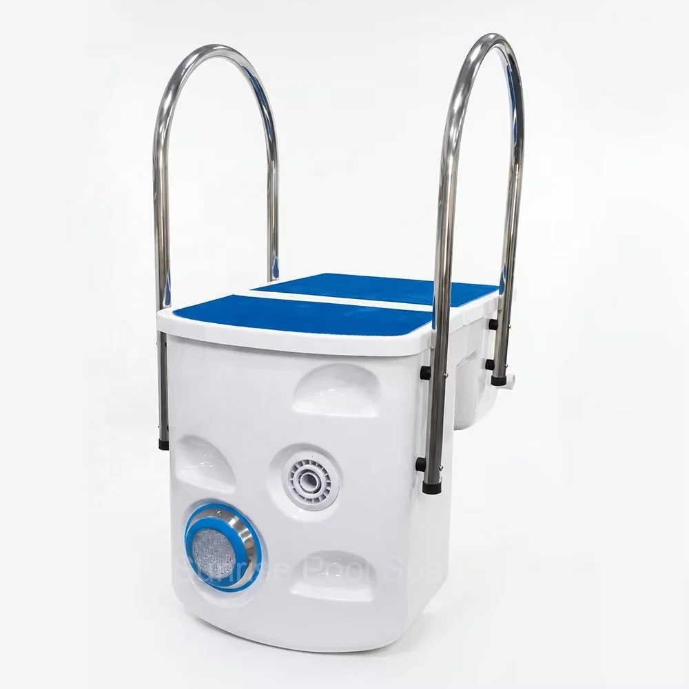 Wall-Hung Integrated Pipeless Swimming Pool Filter, Compact Pool Water Filtration Equipment For Private & Commercial Pool.