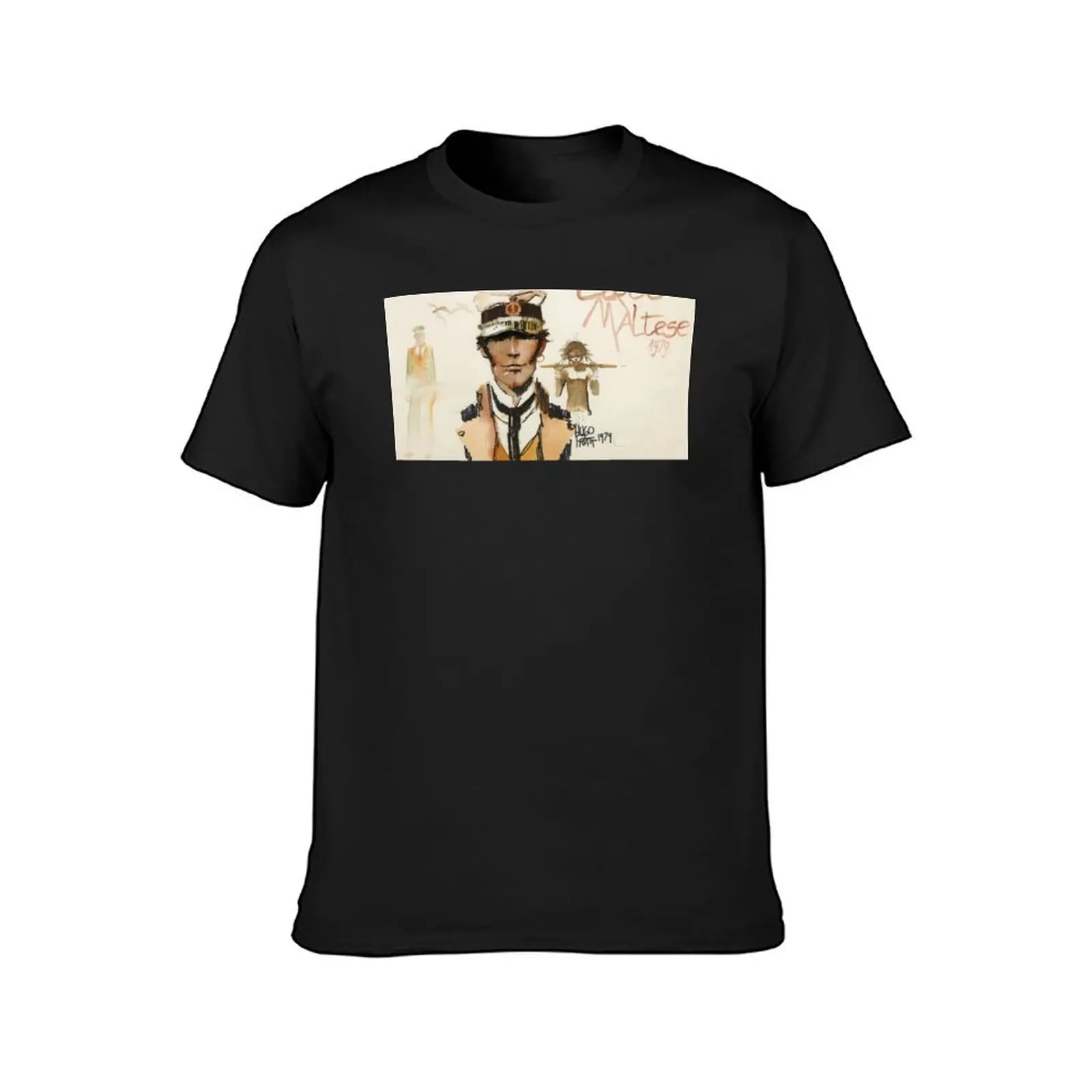 Corto Maltese - World Voyage T-Shirt plain funnys plain black t shirts men