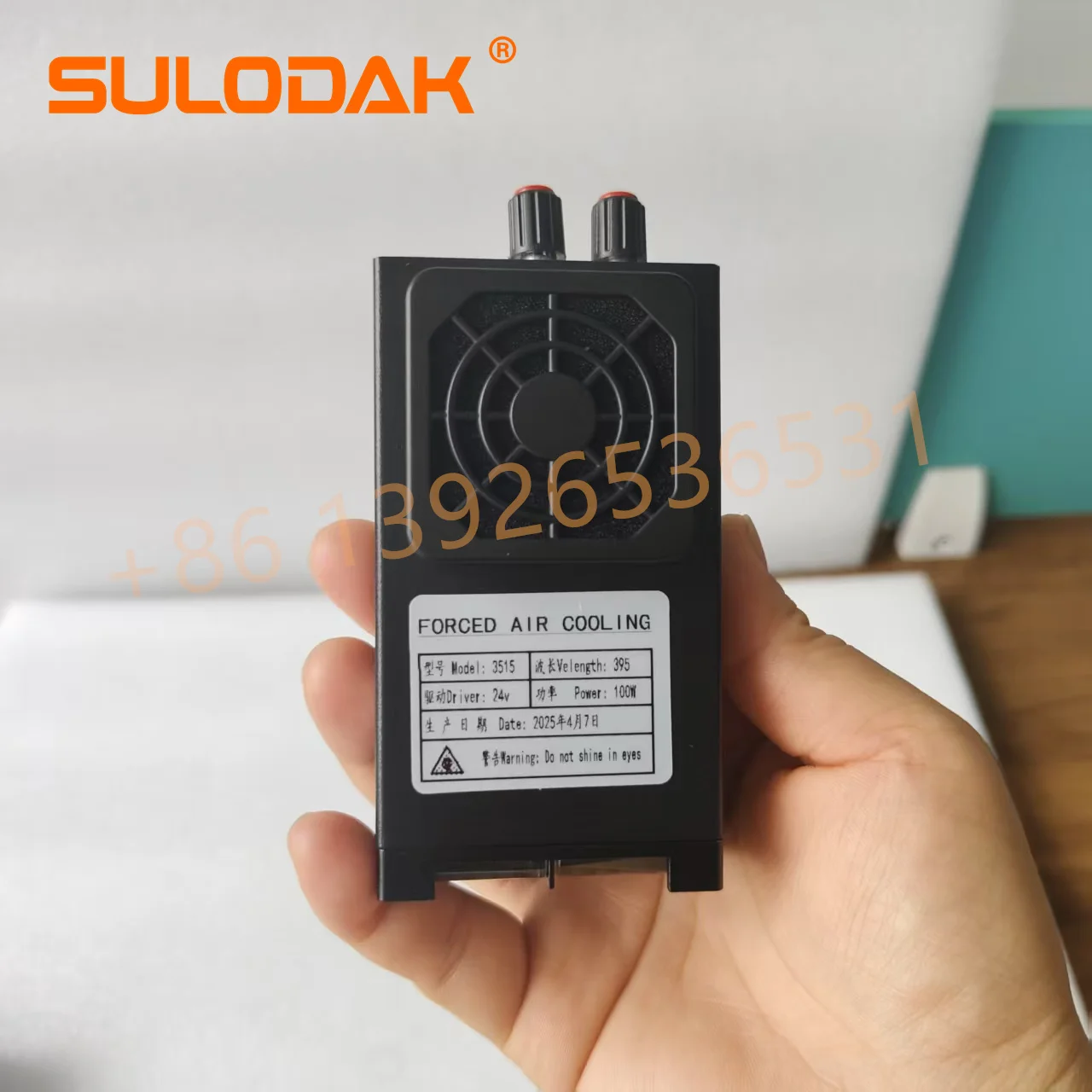 F3515 Air Cooling UV LED Curing System 395nm UV Ink Varnish Curing Lamp Segment Control LED Ultraviolet Lamp Flatbed Printer