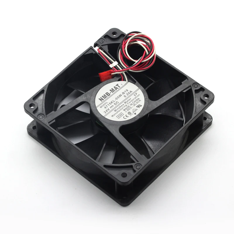 4715KL-05W-B19  For NMB-MAT 120mm 12038 DC 24V 0.2A 3-Wire Converter Cooling Fan