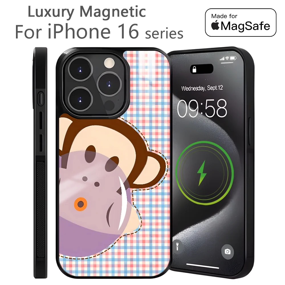 

Funny P-Paul F-Frank Phone Case For iPhone 16 15 14 13 12 11 Pro Max Plus Mini Magnetic Magsafe Wireless Charging Cover