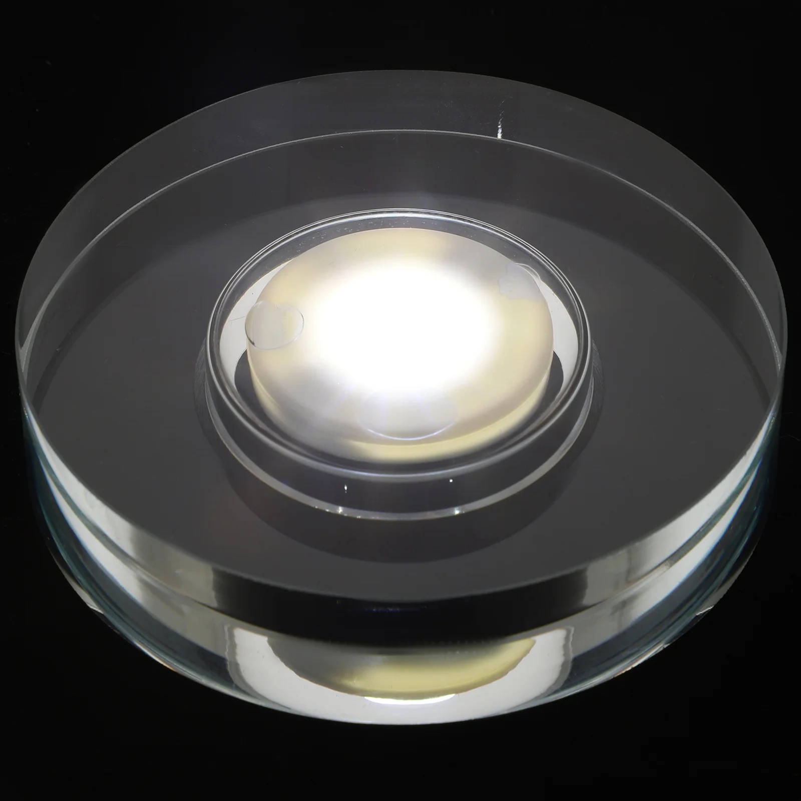 Imagem -02 - Suporte Rotativo da Lâmpada Crystal Display Stand Ball Light Base Led Socket Turntable para Acrílico