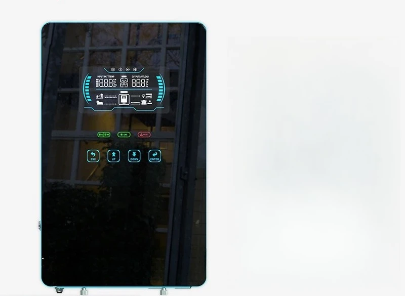 

ECGSOLAX Гибридный солнечный инвертор 4000 Вт 24 В 110/120 В Чистая синусоида Off Grid Инвертор Встроенный MPPT 140A Солнечная зарядка Домашний инвертор