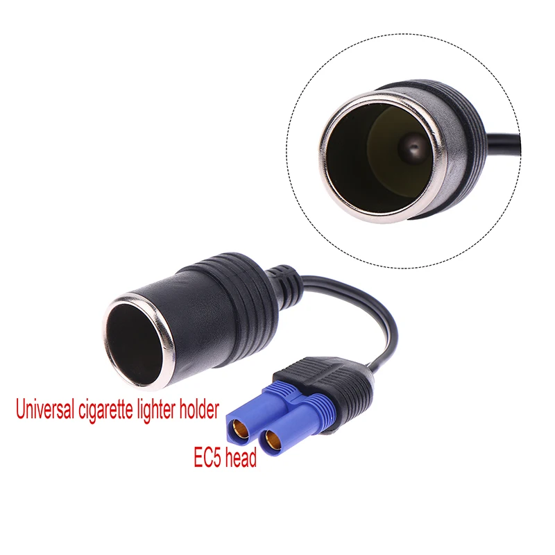 Auto Accessories Portable EC5 Cigarette Lighter Socket Adapter Connector For 12V Car Battery Booster Car Jump Starter