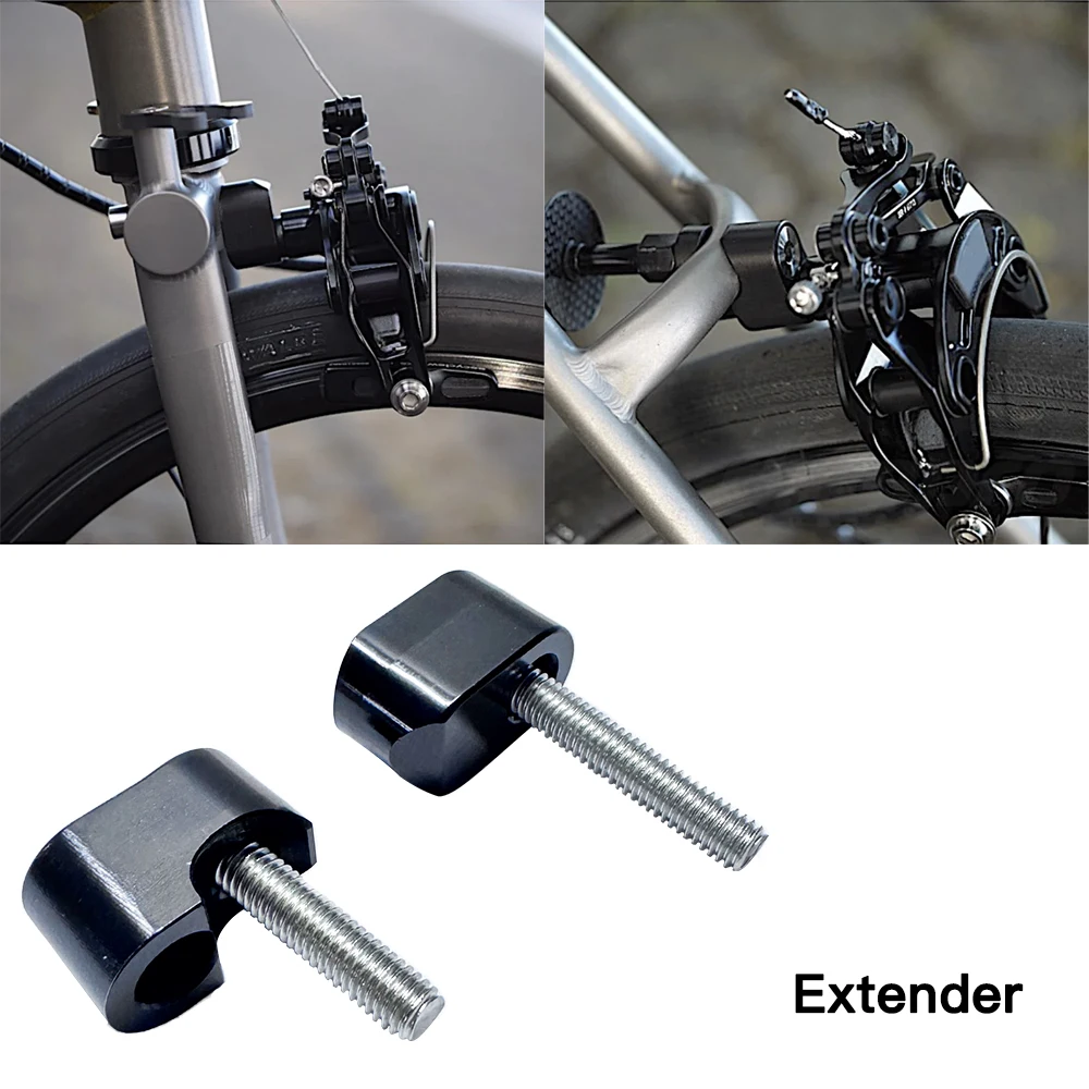 Brake Extender Adapter socket lamp holder light bracket Compatible with Brompton Folding Bike (EE G4 brake) bolts cable use