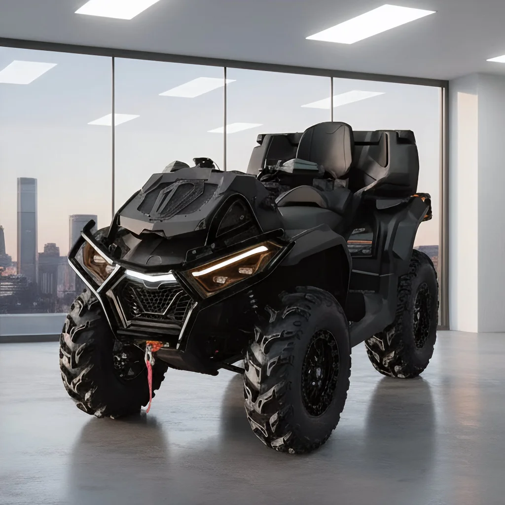 4WD Off-Road Quad: All-Terrain ATV Designed for Rugged Mountain Trails