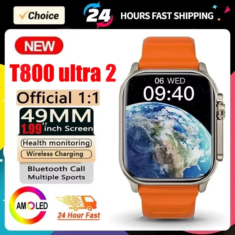 LAXASFIT 2025 New Men's Sports Smartwatch Tracking Function Bluetooth Call Music Playback Wireless Charging Women's Smartwatch