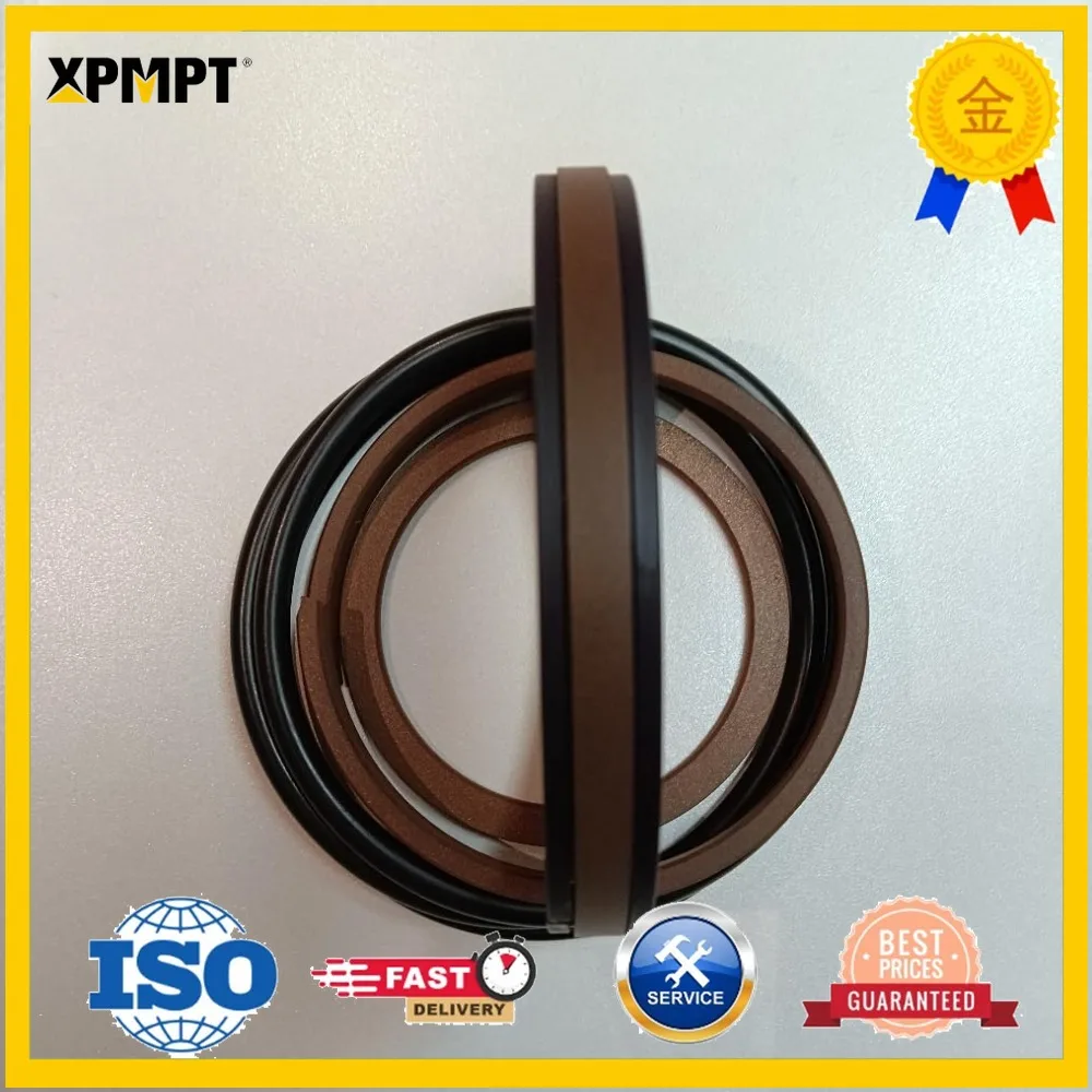 Hydraulic Boom Cylinder Seal Kit - Compatible with Caterpillar 325F - 341-2790, 456-0197 - 120mm, PTFE Material