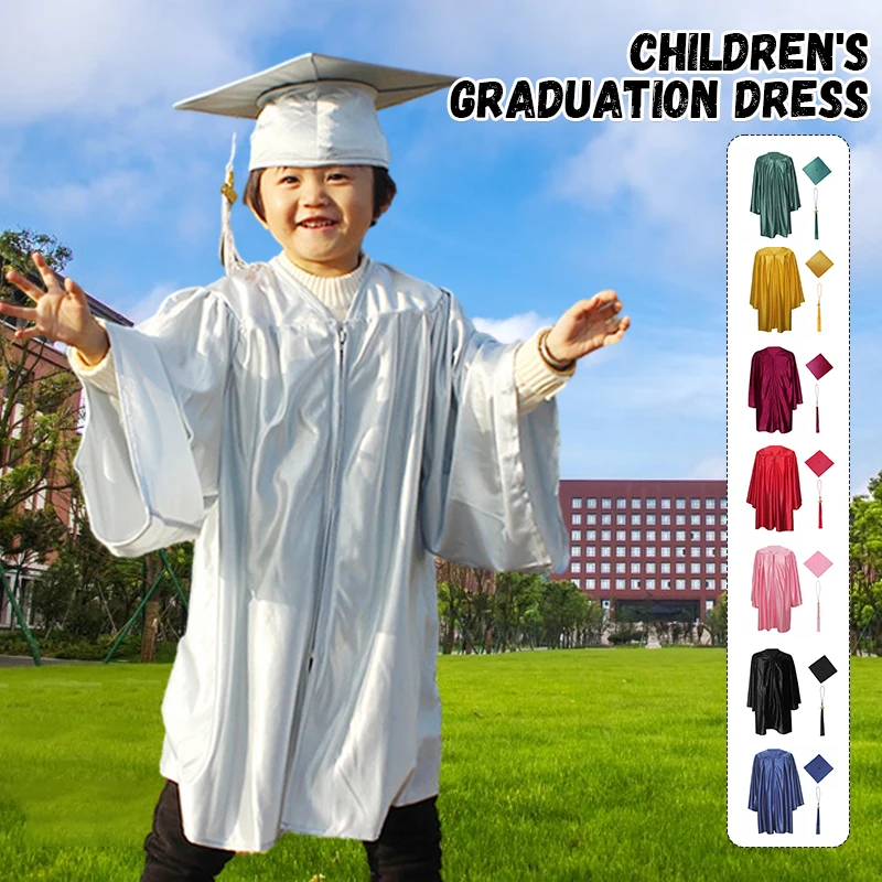 91-138cm Children Graduation Costume Kindergarten Bachelor Gown Academinc Uniform Boy Gilr Photography Performance Robe Hat Set - AliExpress 200000532 91-138cm Children Graduation Costume Kindergarten Bachelor Gown Academinc Uniform Boy Gilr Photography Performance Robe Hat Set - AliExpress 200000532