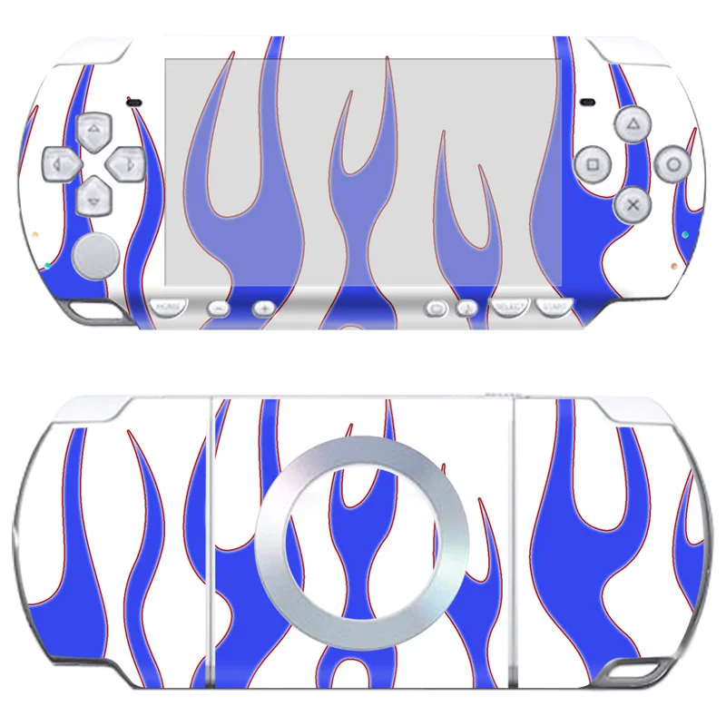 جلود واقية ل PSP 2000 وحدة تحكم تحكم الشارات غطاء الفينيل التفاف الجلد ملصقا