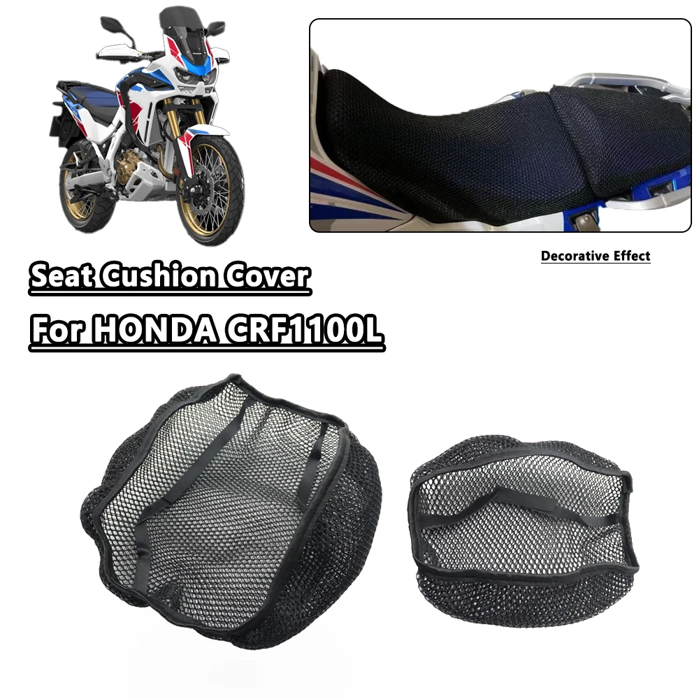 

Для HONDA CRF1100L CRF 1100L сетчатый чехол на сиденье мотоцикла 3D эластичный дышащий термостойкий противоскользящий защитный чехол для мотоцикла