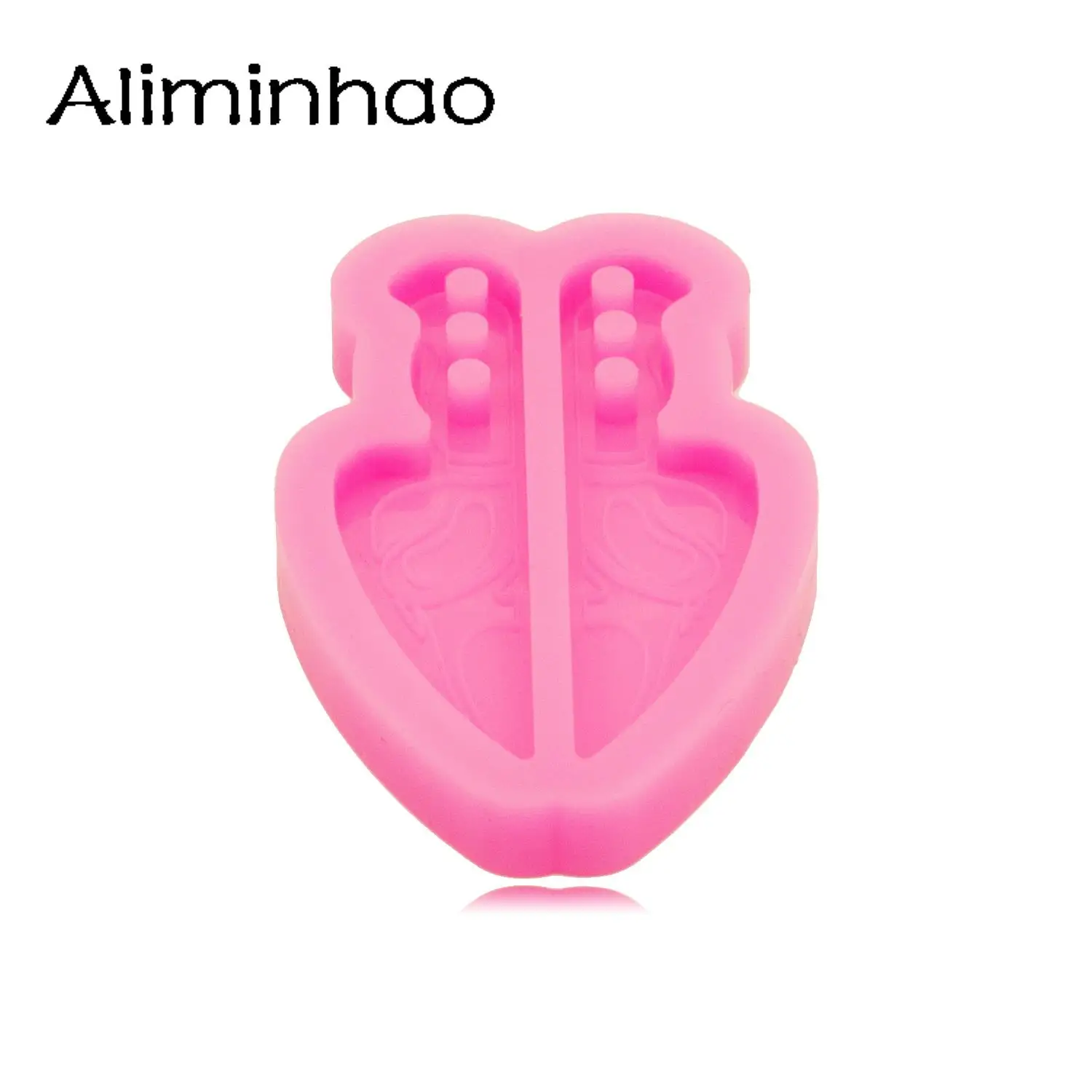 DY1558 Shiny Knife Earrings Silicone Molds Crafting Epoxy Resin Art, Fondant Sugar Paste Candy Chocolate Molds Sugarpaste Craft