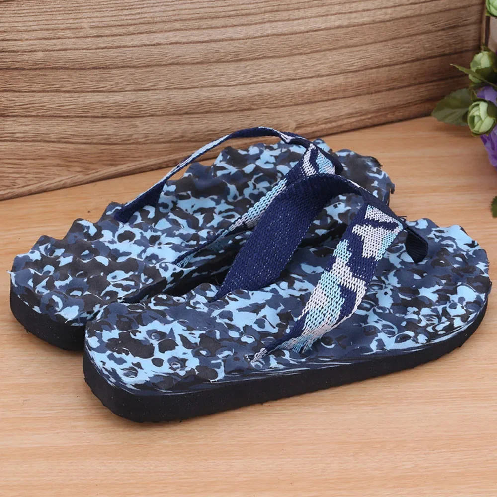 Men Camouflage Flip Flops Slippers Shoes Sandals Slipper Indoor & Outdoor Casual Men Non-Slip Beach Shoes Sapato Masculino