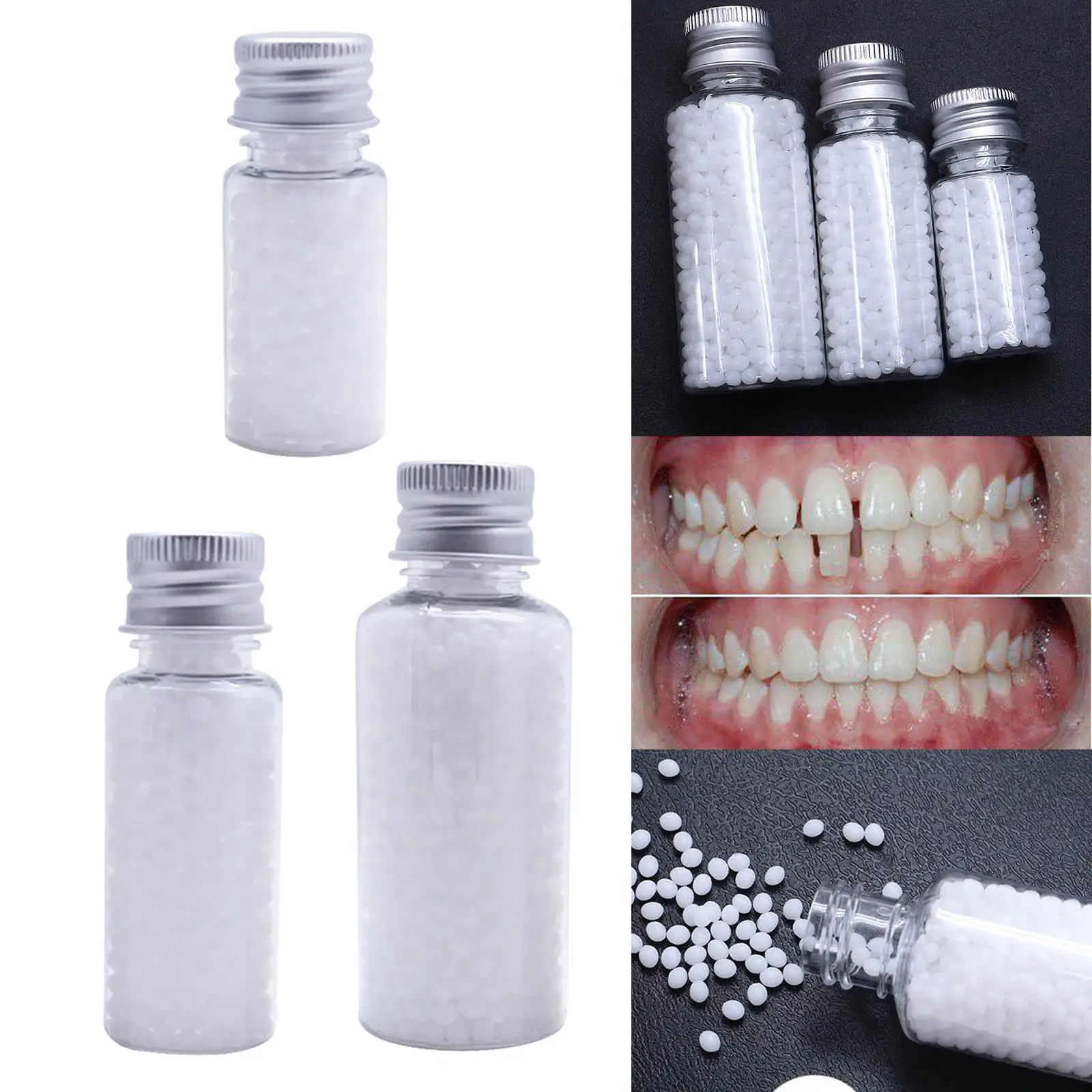 

Thermal Beads Repair Granules Veneers Moldable for Oral Care Big Gaps