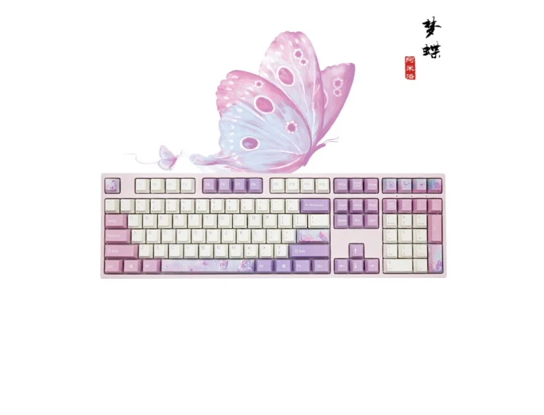 Varmilo Dream Butterfly 108key Mechanical Keyboard white backlight type-c port