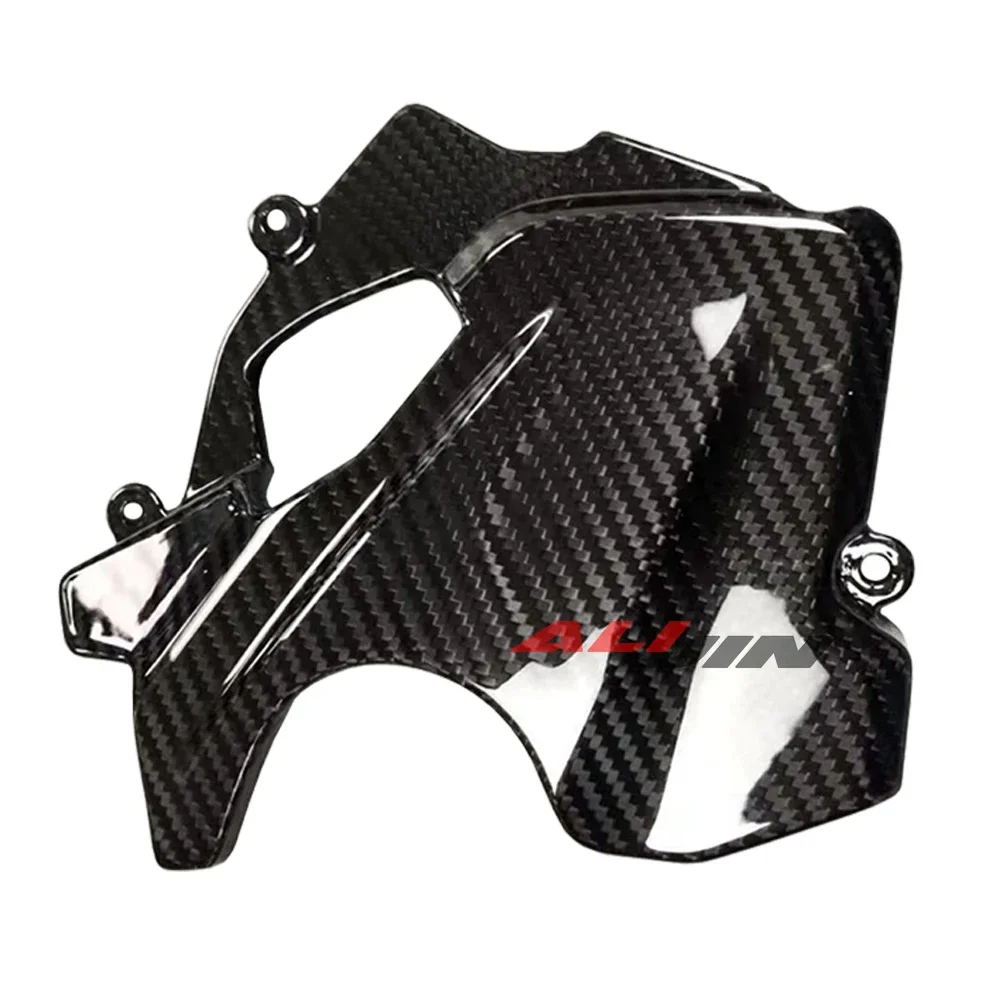 100% Carbon Fiber Left Right Engine Frame Cover Sprocket Case Cover Fairing Protector Cowling Panel CFMOTO 450SR CF450 2022 2023