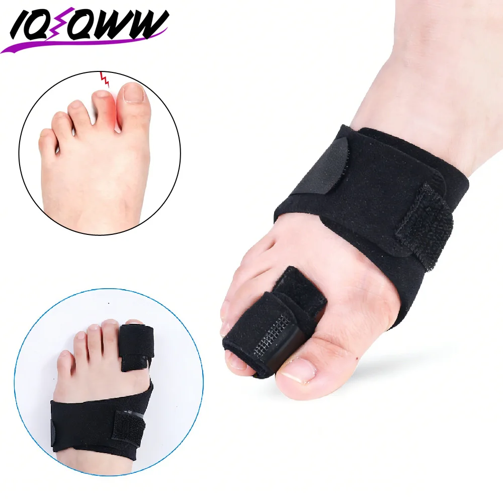 Adjustable Foot Toe Corrector Splint, Breathable Compression Wrap for Hammer Toe, Claw Toe, Mallet Toe and Metatarsalgia Relief