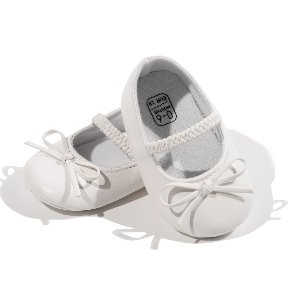 KIDSUN Spring Baby Girl Shoes Toddler Soft Sole Anti-Slip Rose Dress Shoes Newborn Girl First Walker Crib Shoes BowKnot