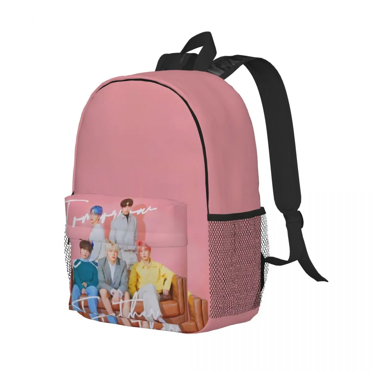 TXT Fashion Kids Backpack Women Teenagers Schoolbags Travel Laptop Backpack