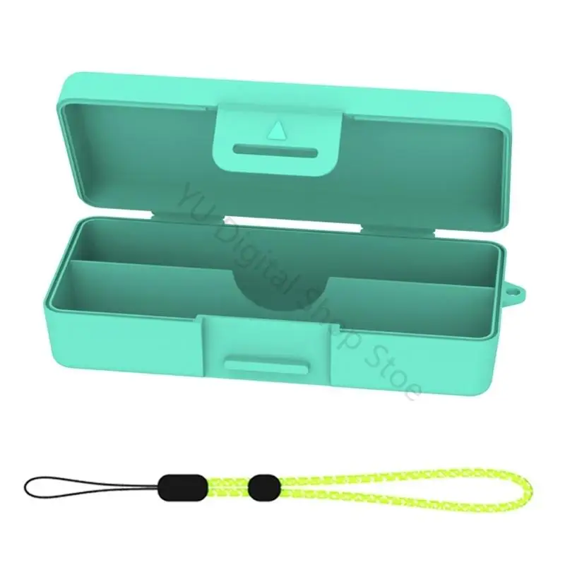 96BA Plastic 3D Pen Holder Box for Refill Supplies, Hinged Lid and Front Storage Case for Classroom Craft Desk Use and Daily