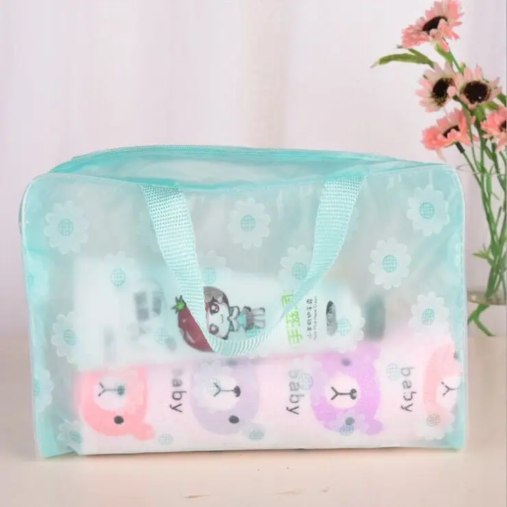 Portable Travel Toilet Bag Cosmetic Bags Large Capacity Transparent Plastic Cosmetic Storage Bag for Men and Women