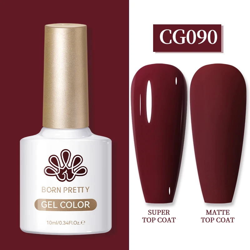 BORN PRETTY 10 ml Basisgel Super Top Coat Maniküre Matte Top Coat Semi Permanent Soak Off UV Gel Lack