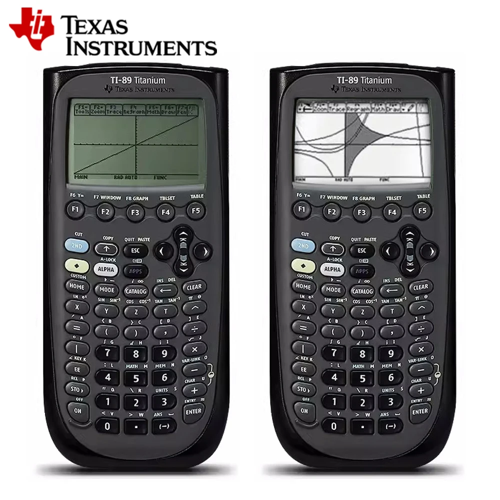 Texas Instruments TI-89 Titanium Programming Graphing Calculator ID SAT ACT International Test Computer Calculator Scientific