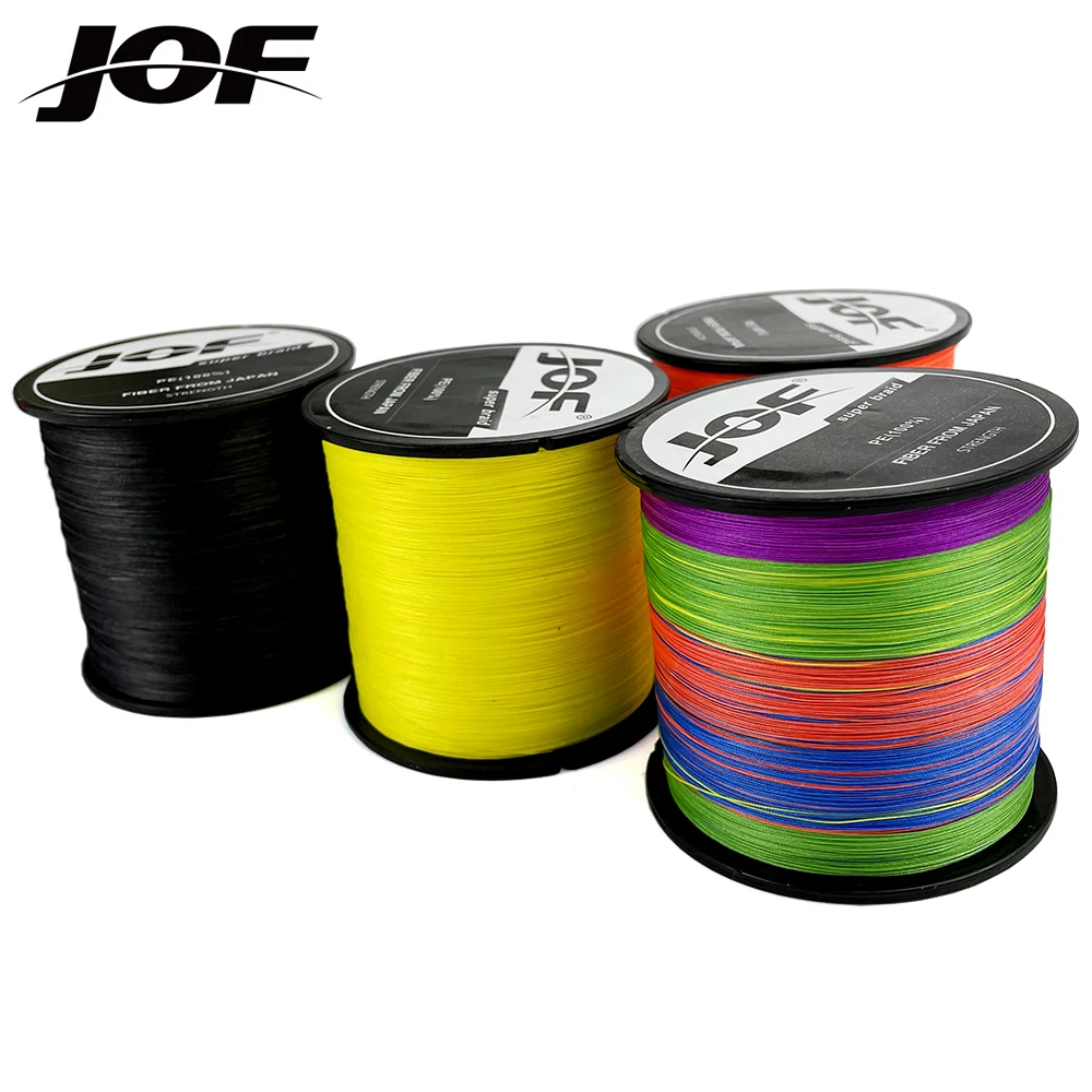 JOF X8 Super Strong 8Strands Braided Fishing Line 300/100M Multifilament PE Line Saltwater Fishing Tackle 22 31 39 43 52 61 78LB