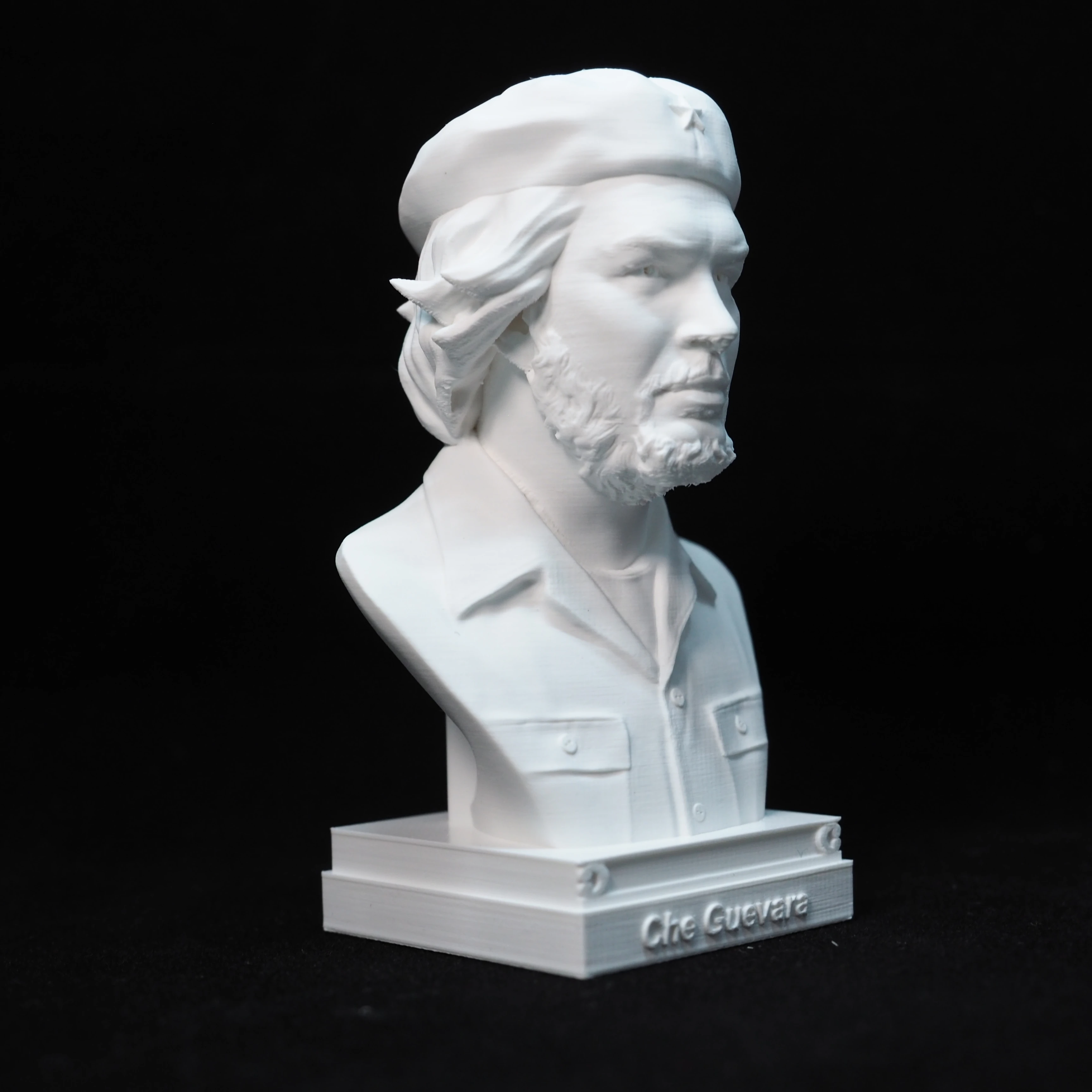 Che Guevara ornaments statue hand model decoration bust crafts great man portrait desk desk, 3D printing PLA plastic