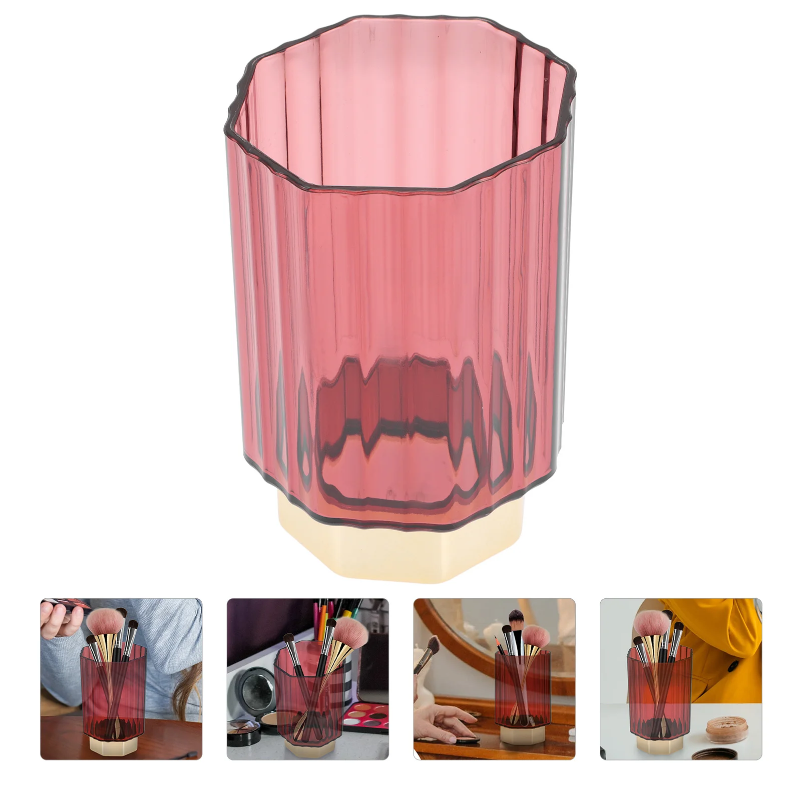 

Household Pencil Organizer Large Space Makeup Pen Storage Unique Ornament Design Decorative Brush Holder Pencil Holder