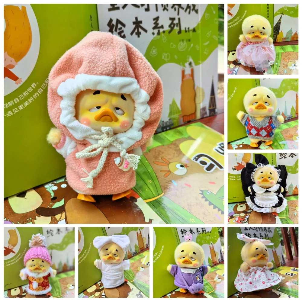 Upset Duck 15cm Annoying Duck Clothes Kawaii DIY Dress Up Doll Accessories Changing Dressing Game Cotton Doll