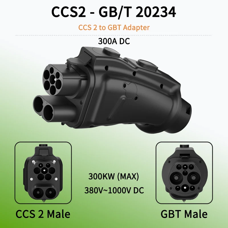 WUFEN For All Car Charge EV Adapter 250A DC Chademo to CCS1 CCS2 to GBT EV Converter 150A GB/T to NACS Fast EV Charger Adapter
