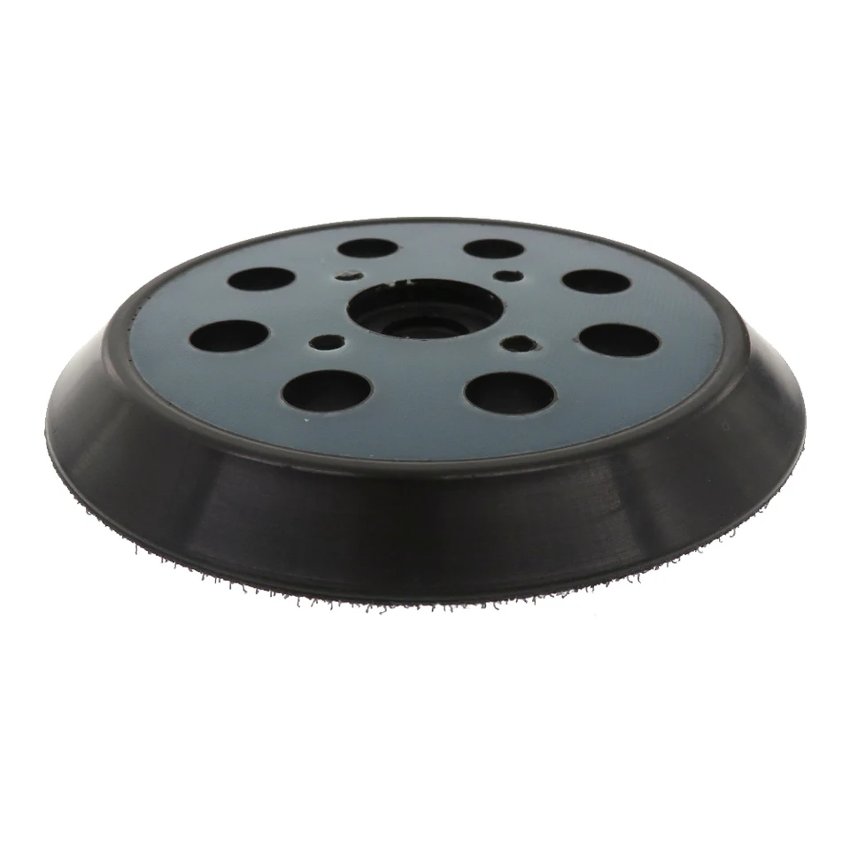 5-Inch 125mm Sanding Pad With 49 Holes – PU Backing Plate For Orbital Sanders, Ventilated Cooling, 12000 RPM Max, Blue
