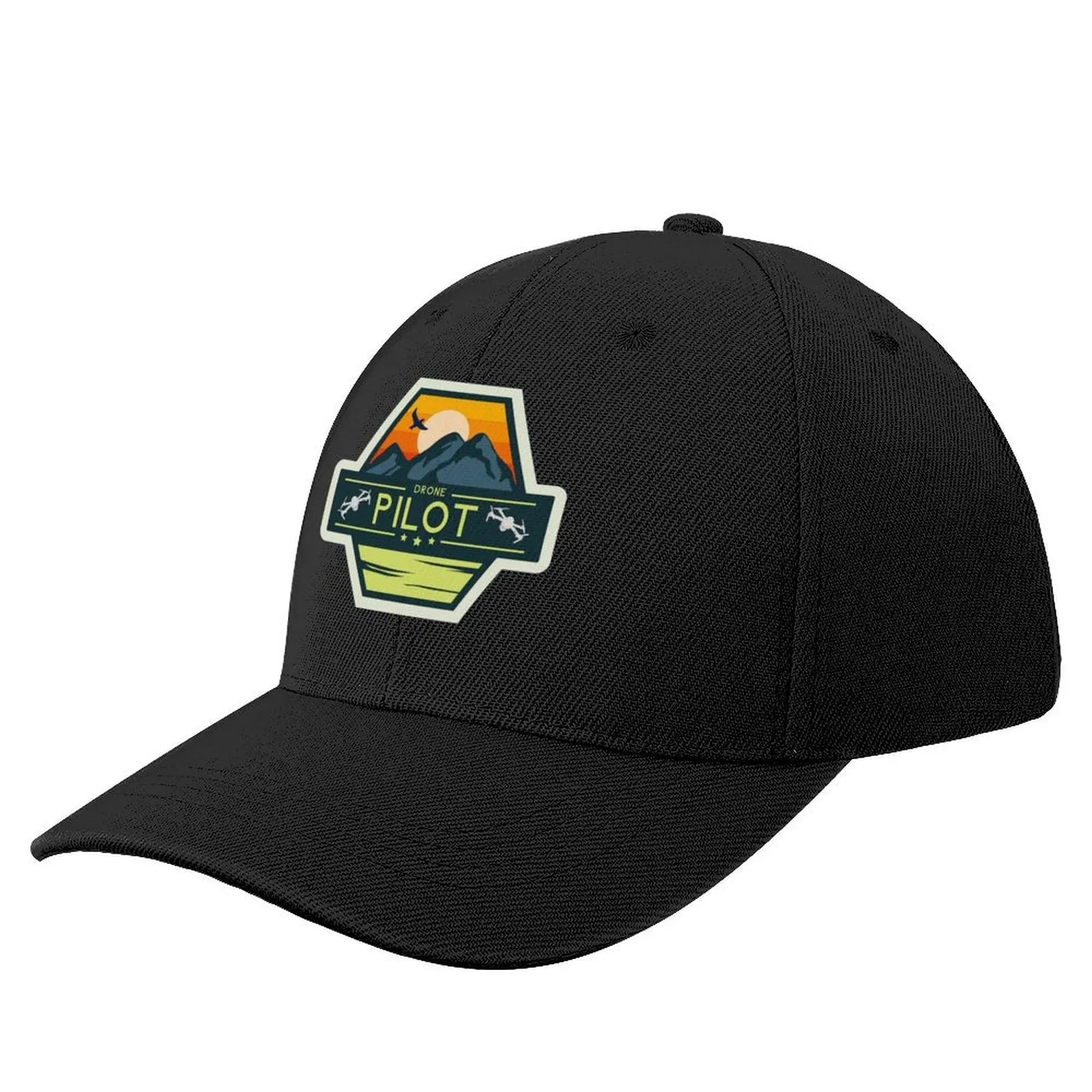 Drone Pilot Logo Baseball Cap black Kids Hat Girl Men's