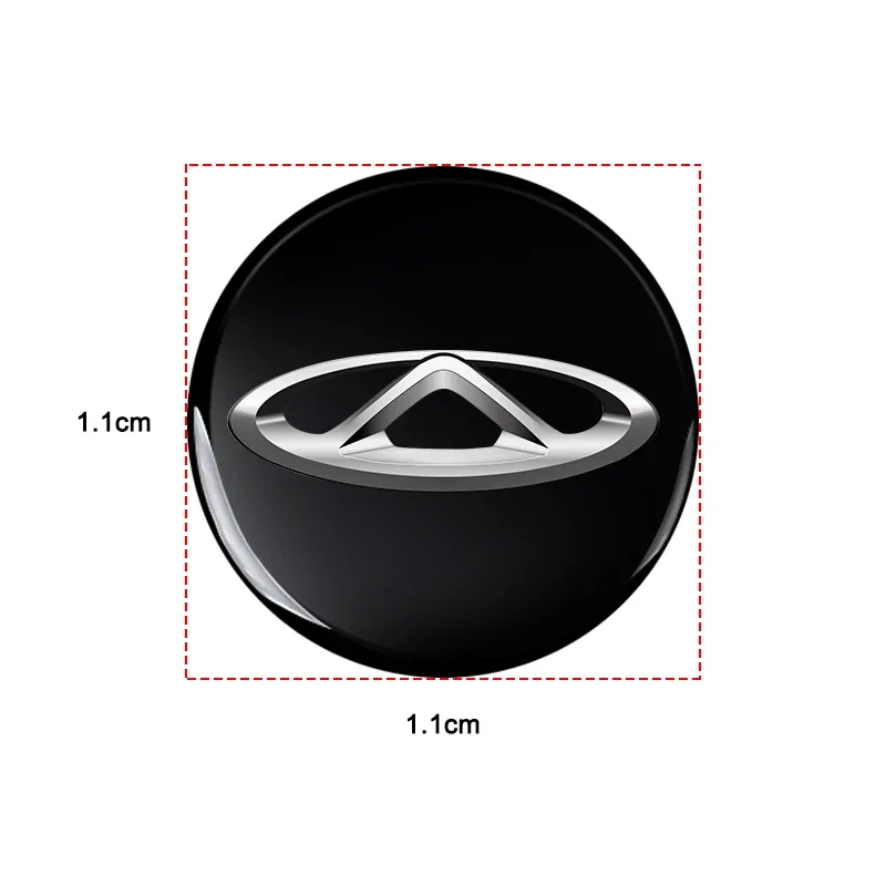 New 14mm Fob Car Logo Sticker for Car Remote Control Key For Hyundai Chevrolet Chery Citroen LEXUS JEEP Great Wall Subaru