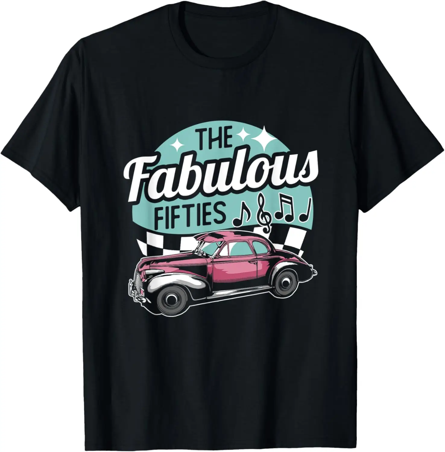 Fabulous Fifties Rockabilly Classic Car Psychobilly Rocker T-Shirt