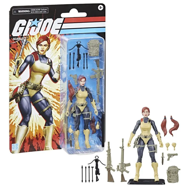 In Stock Original Hasbro G.I. Joe Classified Series Scarlett 6-Inch Action Figure Collectible Model Toys