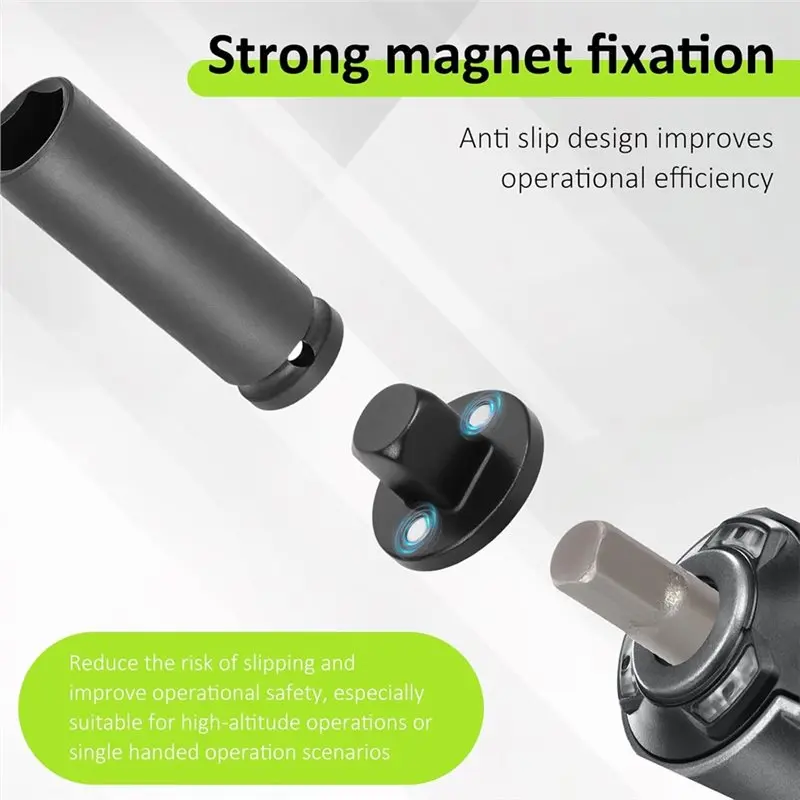 ABJI-Für Tight Space Drive Ratschen-Adapter-Set – Low Profile, 3/4" bis 1", 1/2" bis 3/4", 1/2" bis 3/8", 1/4" bis 3/8"