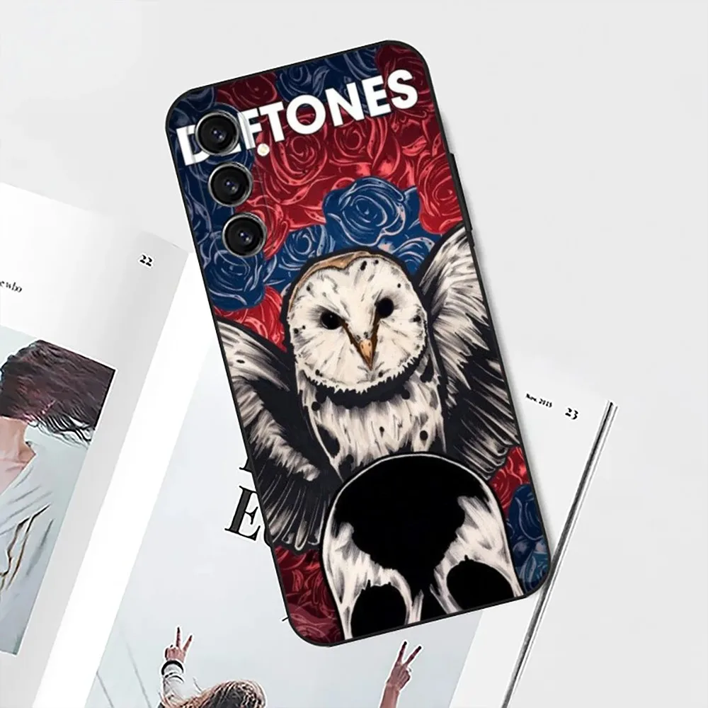 Band D-Deftones   Phone Case For Samsung S24,21,22,23,30,Ultra,S20,Plus,Fe,Lite,Note,10,9,5G Black Soft Cover