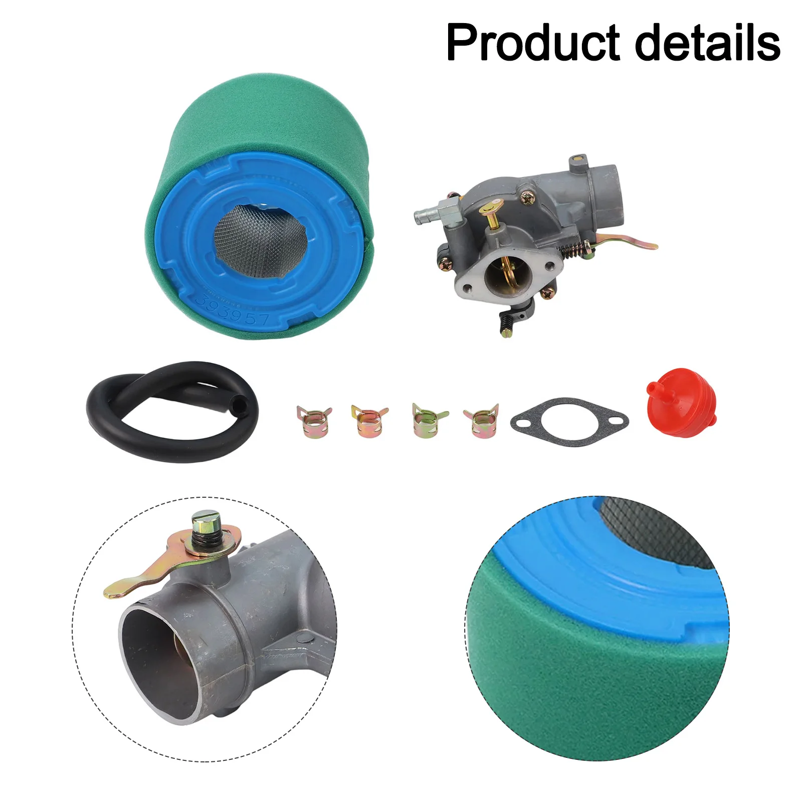 

Аксессуары для карбюратора. Комплект карбюратора. Металлический материал. Надежная работа. Комплект из 1 детали. Простой в использовании. Оборудование для газонов.