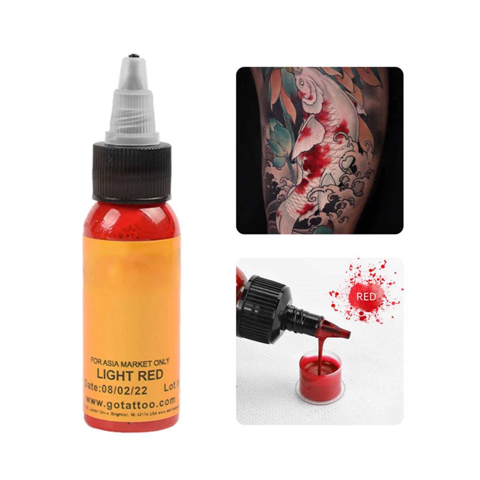 30ml 14Color Mixing Tattoo Ink Permanent Makeup Tattoo Paint Body Art Natural Plant Permanent Pigment Tattoo Ink Set Supplies 1p