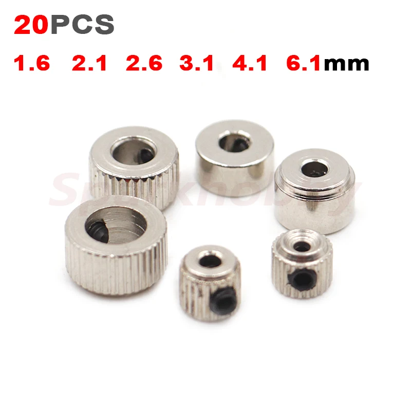 20PCS Sparkhobby 1.6mm 2.1mm 2.6mm 3.1mm 4.1mm 5.1mm Metal Wheel Collar lock Landing Gear Stopper RC Fixed-wing Airplane parts