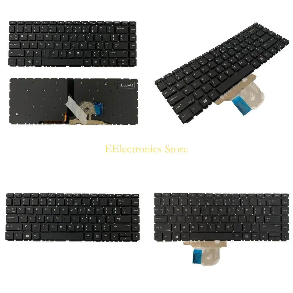 

B03C for HP book 440 445 440 G7 445 Laptop US Replacement English Keyboard